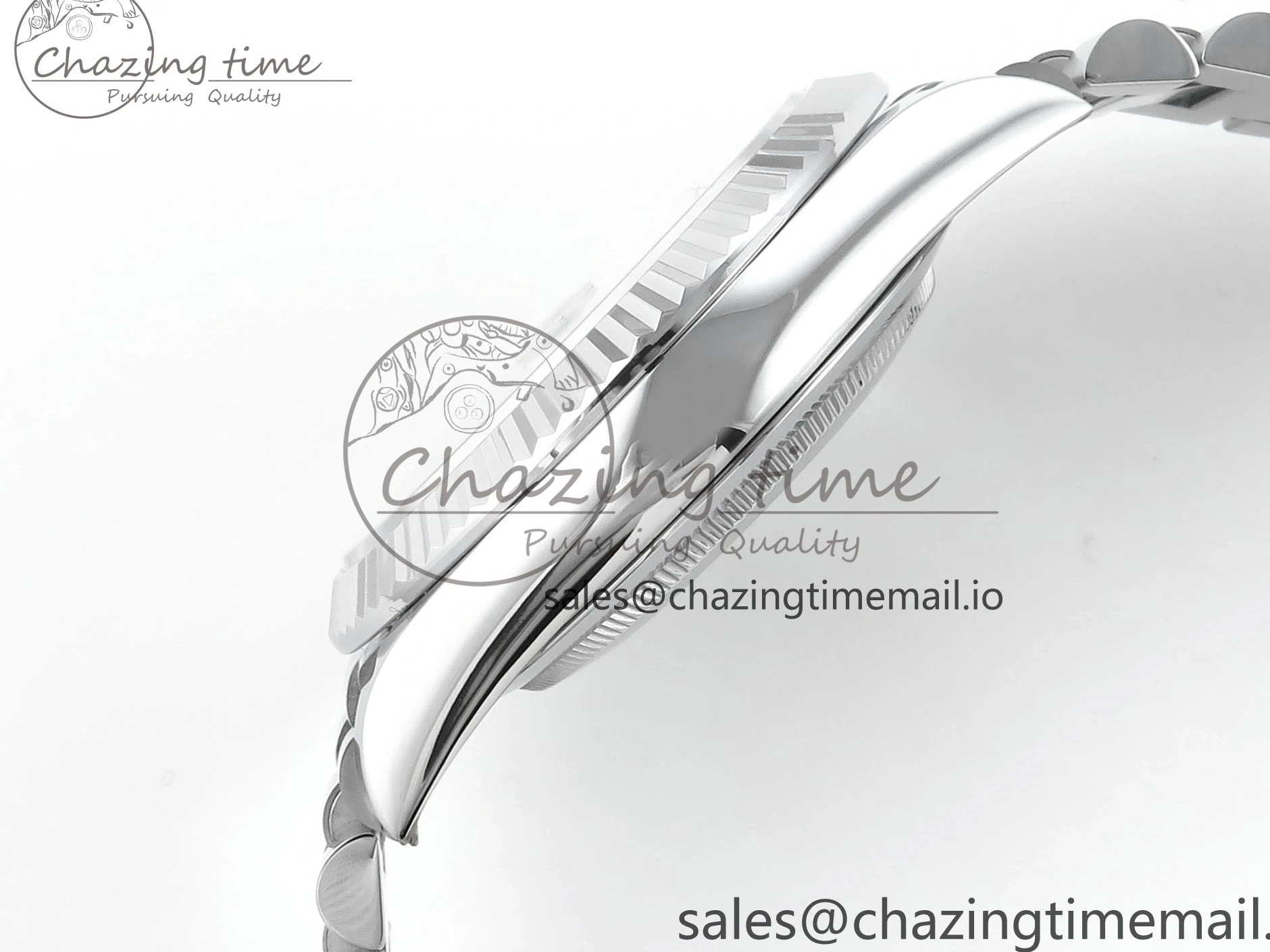 MiroTime 0219 Youthful Day Date 40 SS 228239 Noob 1:1 Best Edition Blue Roman Dial on President Bracelet A2836 (Gain Weight) 812